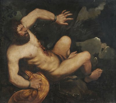 Prometheus Chained to the Rock with the Eagle Ethon by Unbekannt Unbekannt